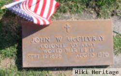 Col John W. Mcgilvray