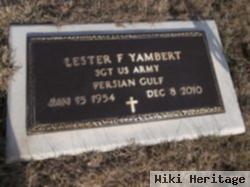 Sgt Lester F Yambert