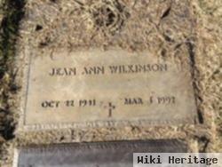 Jean Ann Wilkinson