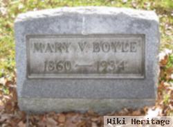 Mary V Boyle