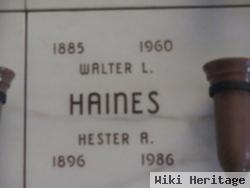 Hester A. Haines