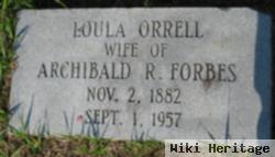 Loula J Orrell Forbes