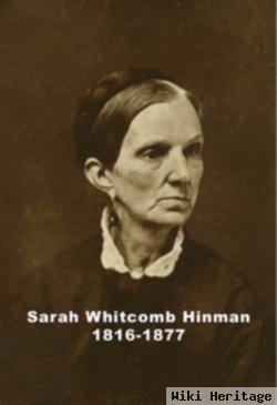 Sarah Hosley Whitcomb Hinman