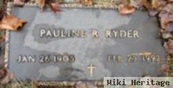 Pauline R Ryder