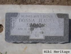 Donna Jeanne Daggett Simmons