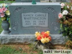 Nancy Carole Whittington