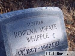 Rowena Celesta Mcfate Whipple