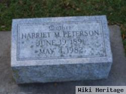 Harriet M Peterson