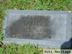 Mary Oregon Carlisle