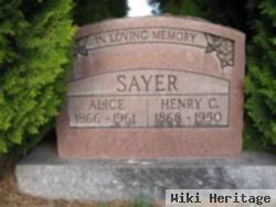 Henry C Sayer