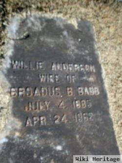 Willie Anderson Babb