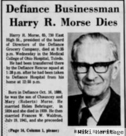 Harry Roberts Morse