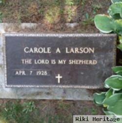 Carole A Lunde Larson