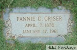 Frances Lottie "fannie" Carpenter Criser