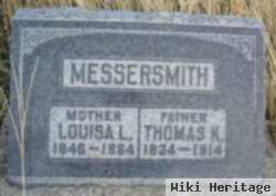 Mary Louisa "lida" Knapp Laughlin Messersmith