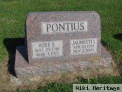 Bert E Pontius