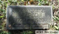 Betty Jeane Elrod