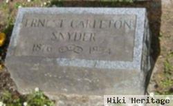 Ernest Carleton Snyder