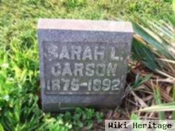 Sarah L. Carson