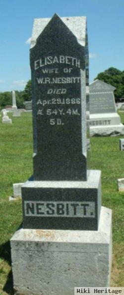 Elisabeth Jane Dye Nesbitt