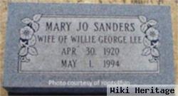 Mary Jo Sanders Lee