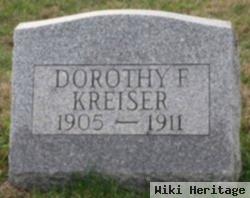 Dorothy F Kreiser