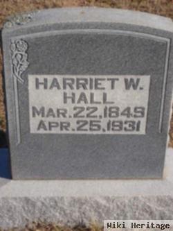 Harriet W Hall