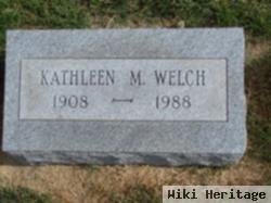 Kathleen M Welch