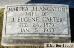 Martha J Langston Carter