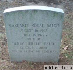 Margaret Rouse Balch