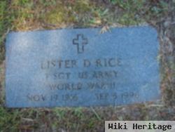 Lister D Rice