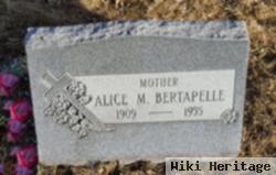 Alice M Bertapelle