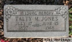 Talty M Jones