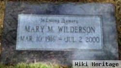 Mary M Wilderson