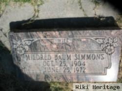 Mildred Agnes Melinda Baum Simmons