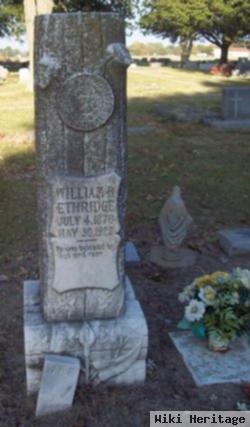 William Brasfield Ethridge/etheridge