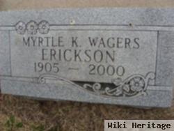 Myrtle K. Wagers Erickson