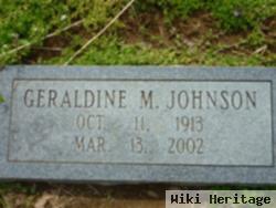 Geraldine M. Johnson