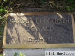 Sarah Elizabeth Donald