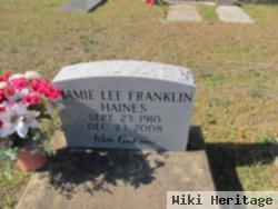 Mamie Lee Franklin Haines