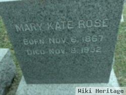 Mary Catherine "kate" Kelly Rose