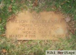 Wilson Monroe Alexander