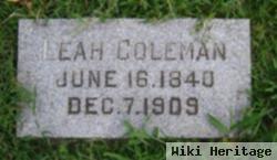 Leah Mary Mckelvey Coleman