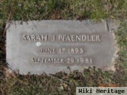 Sarah Jean Cahow Pfaendler