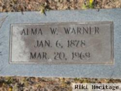 Alma W Warner