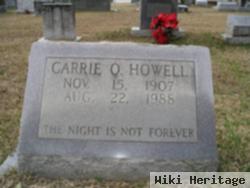 Carrie O. Howell