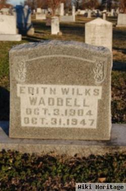 Edith Wilks Waddell