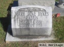 Mary Jane Dykes Rabun