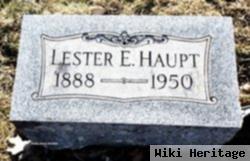 Lester E Haupt