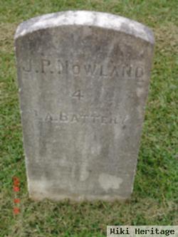 Pvt J. P. Nowland